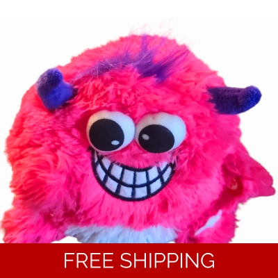 Pink Spinning Monster
